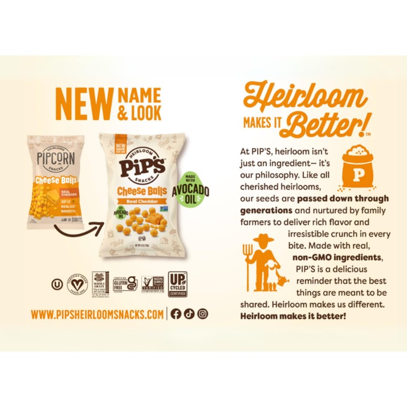 Heirloom Variety Pack by Pip's Heirloom Snacks - 1oz 24pk