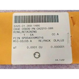 Unbranded '1 PIECE' - PN# CA2210-08R - ADVANCED ELECTRICAL - RING, RETAINING
