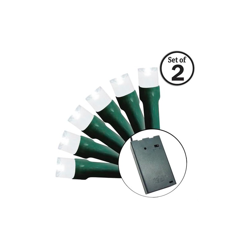 Brite Star Battery Operated 20 Lt LED Little Lights, Pure