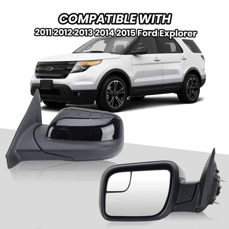 Left Driver Side Door Mirror Compatible with 2011 2012 2013