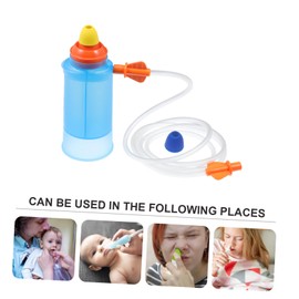 minkissy Baby Nasal Congestion Relief Electric Nasal Rinse Irrigator Safe Cleanser Purifier Compact Design