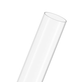 M METERXITY 1 Pack Clear Rigid Acrylic Pipe, 41mm [1.61 inches] ID x 45mm [1.77 inches] OD Plastic Round Tube, for Water Cooling Systems/Lamps/Fountains/Aquariums/Display Stands, Acrylic Tubing [305mm