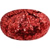 Shiny Sequin Beret Hat for Women Girls Fashion Beanie Cap