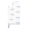 Clayre & Eef LWC44BL Oven Glove Approx. 16 x 30
