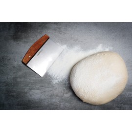 RSVP International Endurance Kitchen Collection, Pastry Baking Accessories, Bench Scraper, Stainless Steel