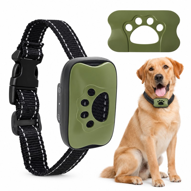 Dog Bark Deterrent Collar for Training – USB Rechargeable Ultrasonic