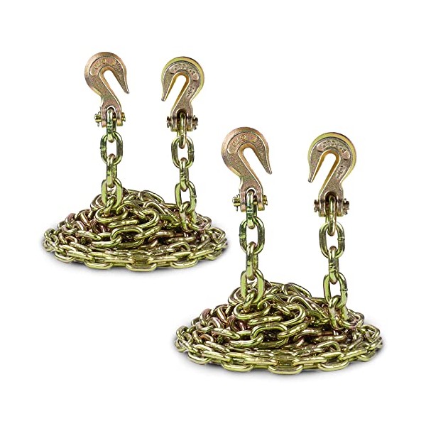 AYMMIC Transport Binder Chain,Tow Chain with 5/16'' x 20',Grade 70,with