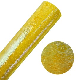 30cmx135cm Roll Holographic Printed Embossed Faux Leather Leatherette Fabric Synthetic Leather for  Making Bag Shoes CraftsColor: XHT-5845-5