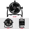 10-Inch High-Velocity Drum Air Circulator Fan, Heavy-Duty Shop Fan with