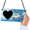 Red Ocean Cruise Countdown Holiday Plaque - Hanging Holiday Countdown