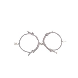 NIQIPOK Key Lock Heart Bracelet Couples Matching Bracelets for Women Men Long Distance Mutual Attraction Relationship Heart Bracelets Magnetic Lock Key Charm Bracelet Valentine's Day Gifts,