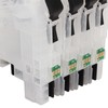 Ink Cartridges Compatible Refill Replacement With Permanent Chip 4 Colors