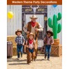 HAYVAN Foldable Western Party Decorations, 7 Pieces Western Decor