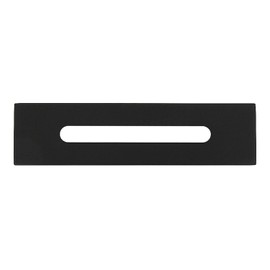 Kingston Brass TC4010 Made to Match Bathtub Overflow Hole Cover, 4-1/8'' (L) x 1-1/16'' (W) x 7/16'' (H), Matte Black