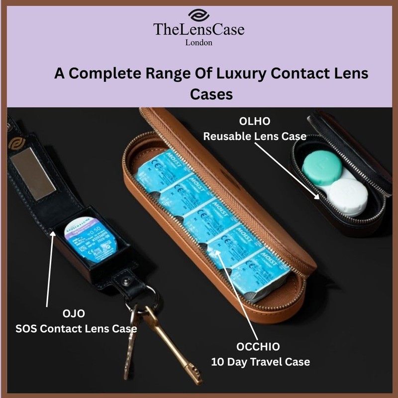 OLHO – (Reusable Contact Lens Case) (Jet Black)