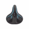 Oversized Wide Bike Seat with Shock Absorbing Balls, Waterproof PU