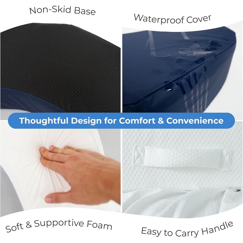 Zomaple Bedsore Pressure Relief Pillow, Grey – Offload Pressure to