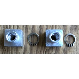 Triton 04414 Trailer Insert Nut with Triton 03400 Snap Ring - 2 Pack