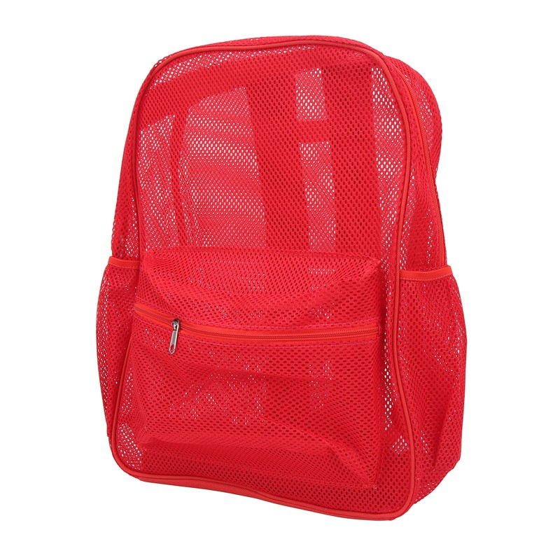 Mesh Backpack Heavy Duty Lightweight Large Capacity Washable See Through