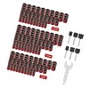 Tofficu 307pcs Electric Emery Polishing Circle Durable Emery Grinding Discs