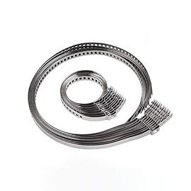 Motoparty Universal Adjustable AXLE CV Joint Boot Crimp Clamp Kit,Stainless Steel,10pcs(5pc Small+5pcs Large) Clamp Kit