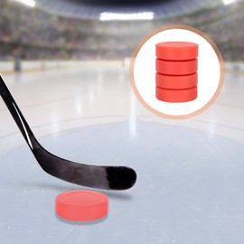 BESPORTBLE Pack of 4 Ice Hockey Pucks Ice Hockey Training Pucks Exercise Training Pucks Lightweight Hockey Pucks for Exercise Classic Training, Indoor