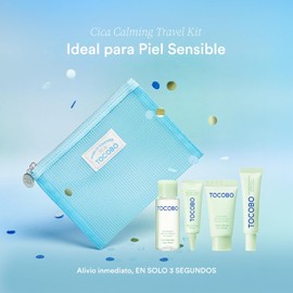 TOCOBO Kit De Viaje Calmante Cica – Rutina Facial Para Piel Sensible En Tamaño Travel