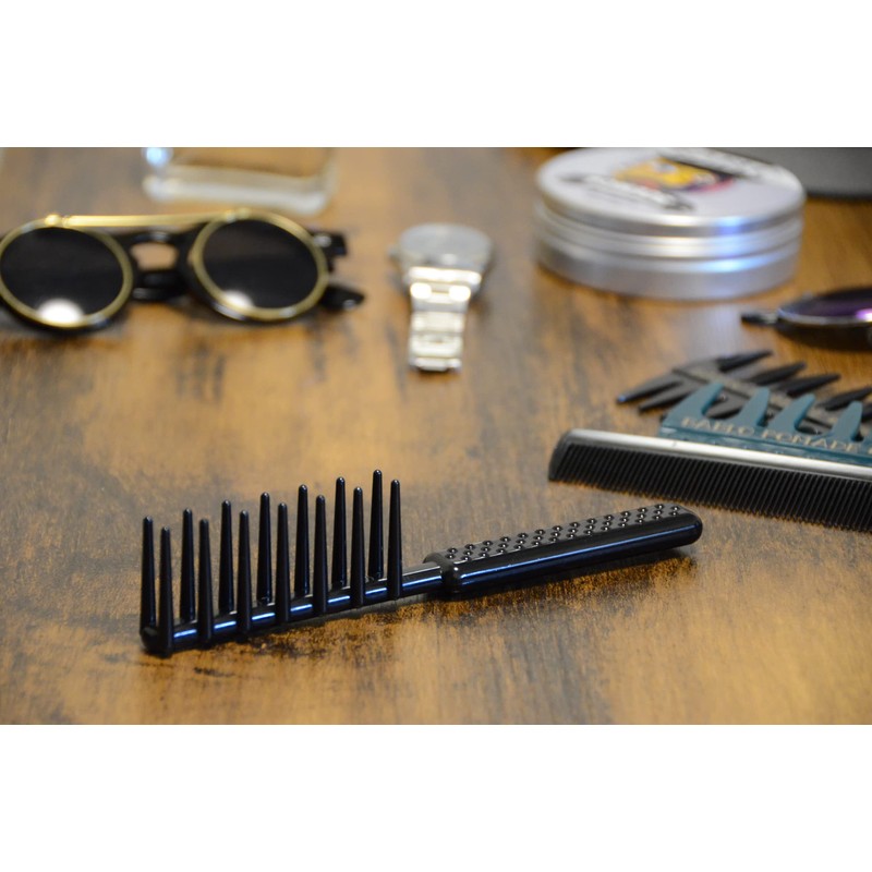 Babro Pomade Gel Comb Mesh Comb Perm Barber Men's Comb