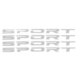 TUCKBOLD 4Pcs Square Wheel Rim Decal Stripe Reflective Wheel Decals Stickers White PET