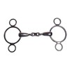 Korsteel Stainless Steel French Link 2 Ring Dutch Gag Bit,