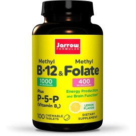 Vitamina B12 Methyl Metilfolato P5p 100 Capsulas B60 Limón