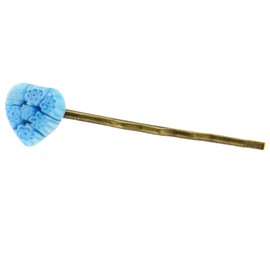 GlassOfVenice Murano Glass Millefiori Heart Hair Pin