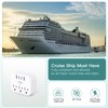 Cruise Ship Essentials - Cruise Approved Power Strip Non Surge