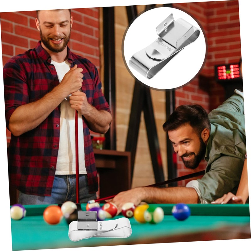 Kisangel Professional Magnetic Billiard Chalk Holder Portable Cue Chalk Clamp