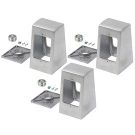 Brushed Aluminum Double Faced Pedestal Outlet Box | R58-1020 (3)