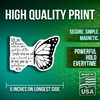 Inspiring Bible Verse Magnets - Butterfly Magnets - Motivational Quote