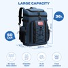 Maelstrom Cooler Backpack,50 Can Insulated Soft Backpack Cooler,Portable Lightweight Leakproof