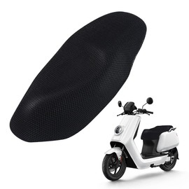 KEWUF Doppellagiger Motorrad Sitzbezug Mesh, Atmungsaktives Kühl Motorrad Sitzkissen Universal, Belüfteter, Rutschfester Motorrad Sitzbankbezug Sonnenschutz 3D Atmungsaktiv XL