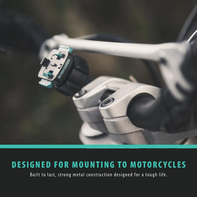 Ultimateaddons M10 Motorcycle Handlebar Top Clamp Bolt Attachment with 3