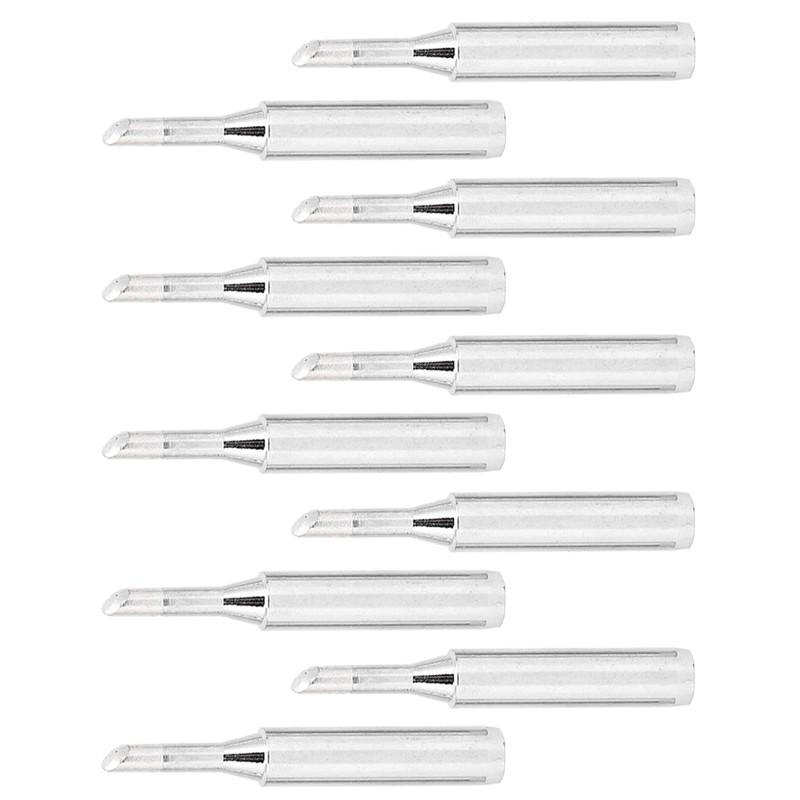 10Pcs Solder Iron Tip Brass Internal Heating Lead Free Soldering