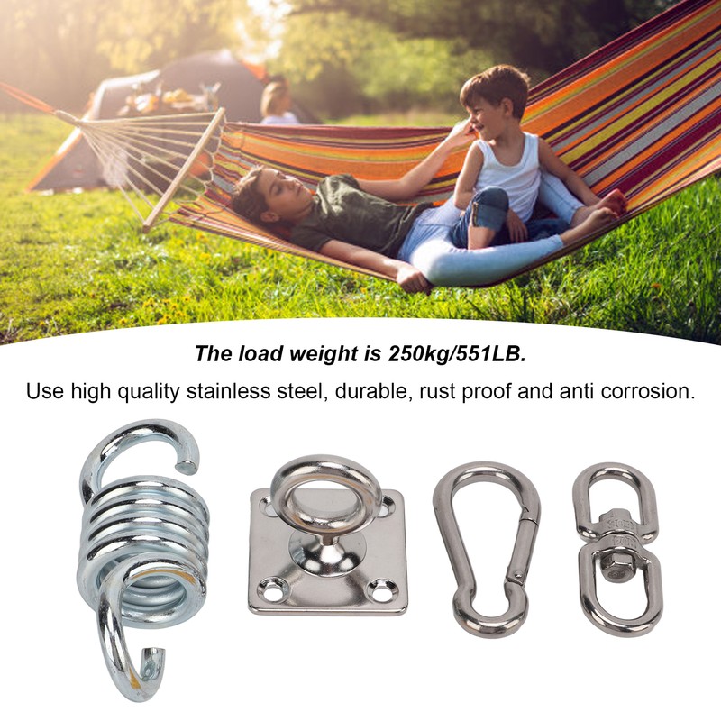 Stainless Steel Ceiling Hanging Kit 551lb Capacity Anchor Suspension Bracket