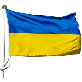 Ukraine Flag Blue and Yellow Large National Country Football Sports Teams (90cm x 150cm)