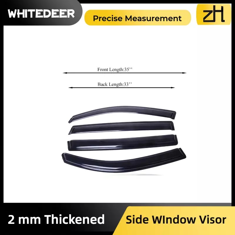 zh Fits Honda Pilot 2016-2022 Side Window Visor Sun Rain