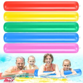 Swimming Noodle Pool Noodle, Pack of 5 Swimming Noodle Float Toy, 105 cm Durable Pool Noodle, Hollow Pool Noodle for Children and Adults, Super Long Swimming Noodle Pool Noodle for Bathing, Aquasport