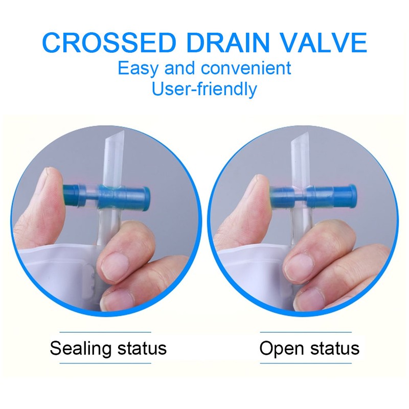 Men Women Silicone Breathable Urine Collector Incontinence Urination Device with