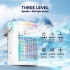 Portable Air Conditioner, Evaporative Air Cooler, 2-4-8H Timer Auto-Off &Remote,