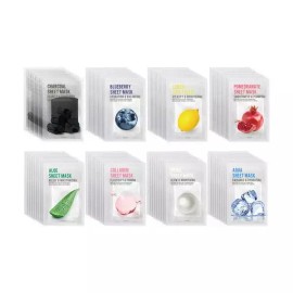 Eunyul 은율 퓨리티 마스크팩 80매 (8종 각 10매씩) Eunyul Purity Mask Pack 80 Sheets (10 Sheets of Each of 8 Types)