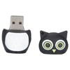 Cartoon U Disk Black Owl Appearance High Speed Bulk Storage