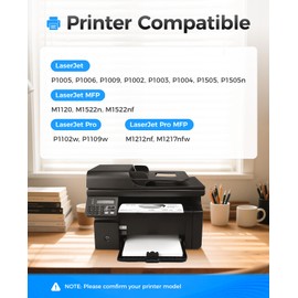 35A Black Toner Cartridge 2-Pack Replacement for HP 35A CB435A Works with LaserJet P1005 P1006 P1009 P1002 P1003 P1004 M1120 M1522n M1522nf P1505 P1505n P1102w P1109w Pro MFP M1212nf M1217nfw Printer