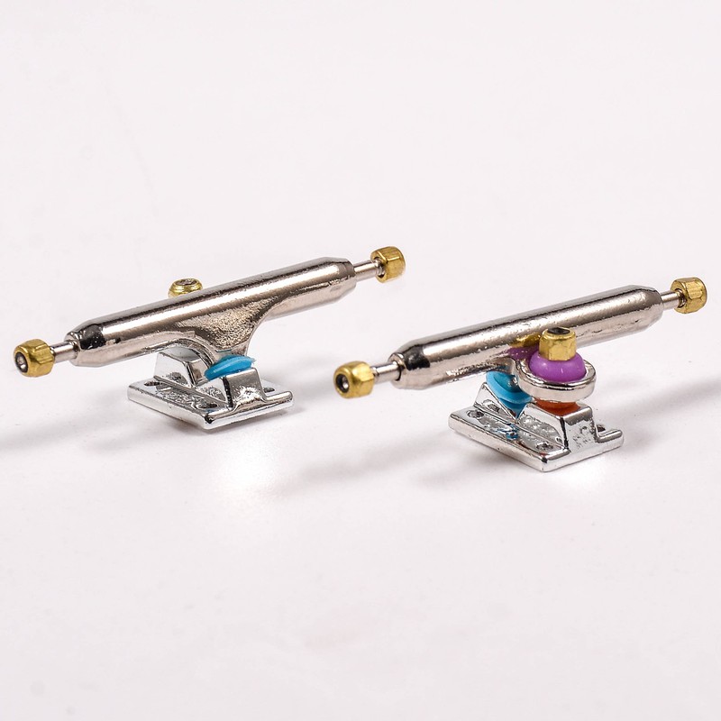 RACOFSB Fingerboard Trucks with Upgraded Urethane Bushings and Pivot Cup,34mm